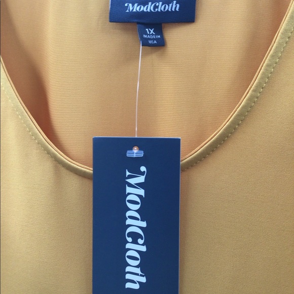 Modcloth Stretch Tank Top All in 1 Place Bodysuit - Picture 5 of 6